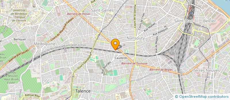 localisation de l'entreprise INDIVISION FARDEAU FRABEL DOROCANT BEAUPUIS  TALENCE