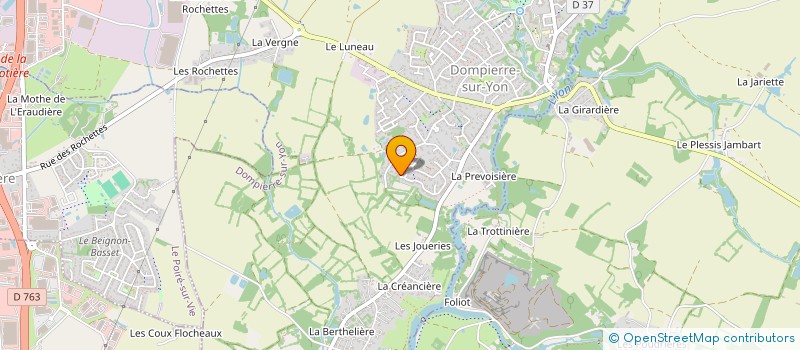 localisation de l'entreprise INDIVISION FAREB - GUERE  DOMPIERRE-SUR-YON