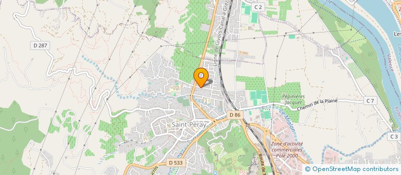 localisation de l'entreprise INDIVISION FARNIER REYNIER  SAINT-PERAY