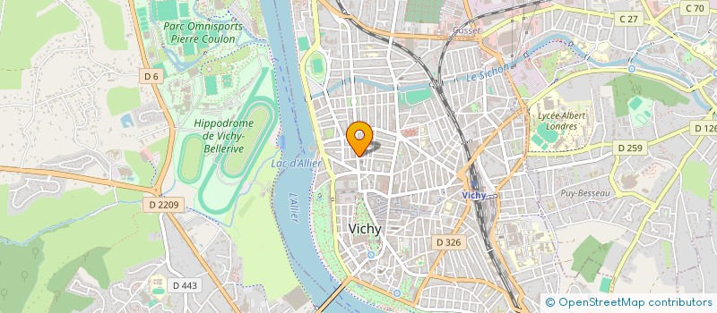 localisation de l'entreprise INDIVISION FARSAT AMALFITANO à VICHY