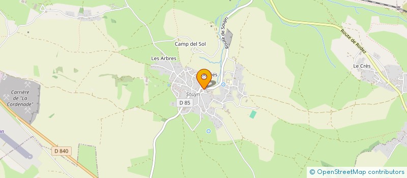 localisation de l'entreprise INDIVISION FAU ANTHONY MARC  SALLES-LA-SOURCE