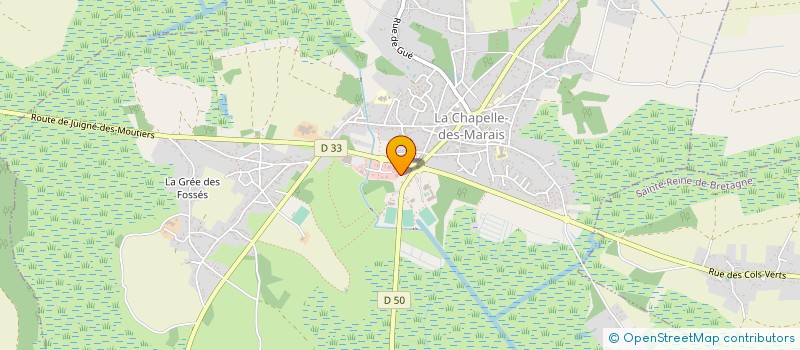 localisation de l'entreprise INDIVISION FAUCHET ODETTE ET CTS  LA CHAPELLE DES MARAIS