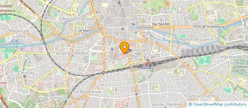 localisation de l'entreprise INDIVISION FAUCON ERIC ET MARIE FRANCOIS  RENNES