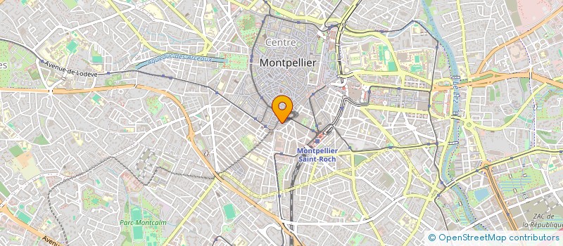 localisation de l'entreprise INDIVISION FAUCOULT RICHARD à MONTPELLIER