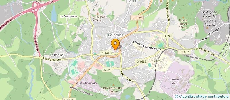 localisation de l'entreprise INDIVISION FAUGERAS  EGLETONS