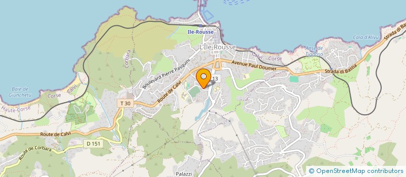 localisation de l'entreprise INDIVISION FAUL/NEUFELD  L'ILE-ROUSSE