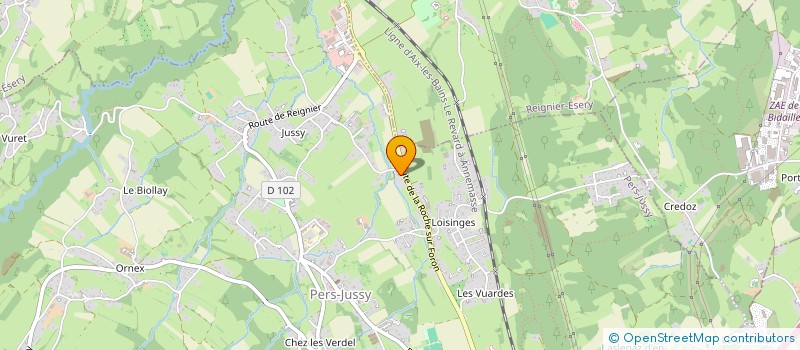 localisation de l'entreprise INDIVISION FAURA MOJICA MEDINA  PERS-JUSSY