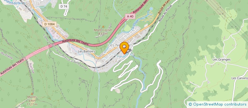 localisation de l'entreprise INDIVISION FAURAX à SAINT-GERMAIN-DE-JOUX