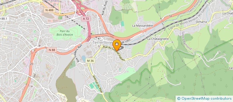 localisation de l'entreprise INDIVISION FAURE  SAINT-ETIENNE