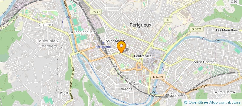 localisation de l'entreprise INDIVISION FAURE CATHERINE DUBOSCQ à PERIGUEUX