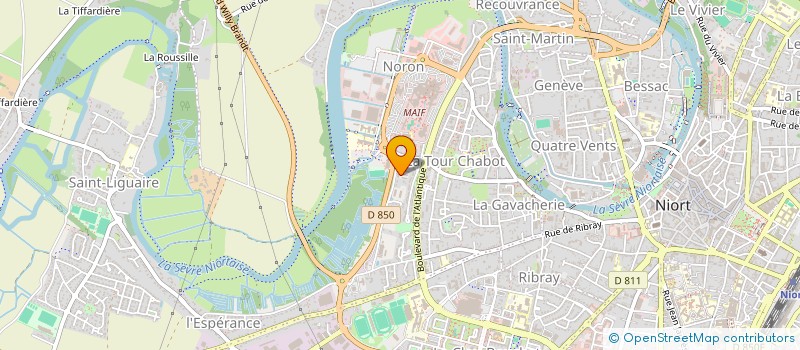 localisation de l'entreprise INDIVISION FAURE DEBERT à NIORT