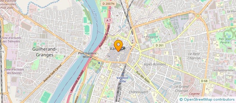 localisation de l'entreprise INDIVISION FAURE GRUAT à VALENCE