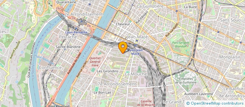 localisation de l'entreprise INDIVISION FAURE & LO  LYON