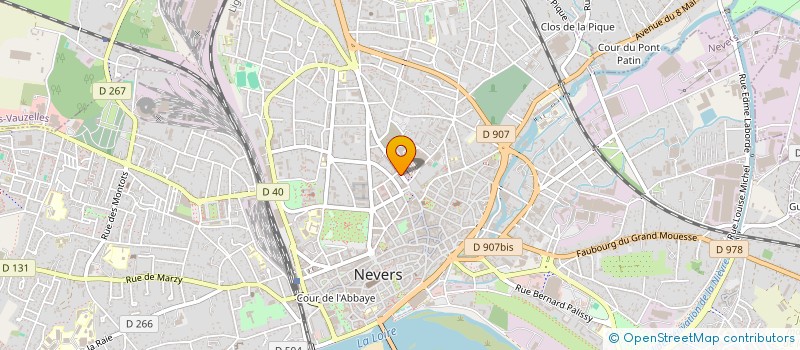 localisation de l'entreprise INDIVISION FAURE PUY BELLOLI à NEVERS