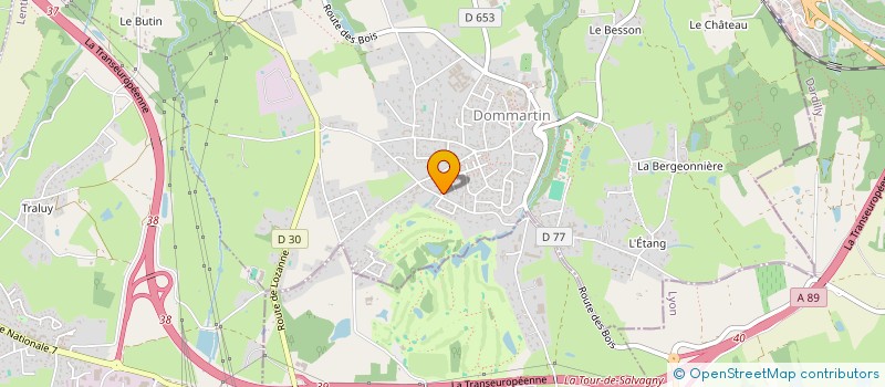 localisation de l'entreprise INDIVISION FAURE-VACHERON  DOMMARTIN