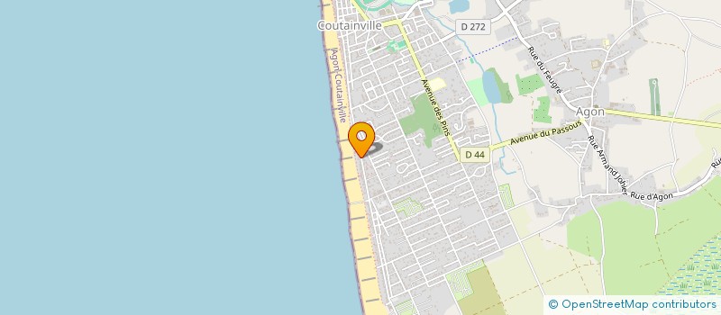 localisation de l'entreprise INDIVISION FAUZAN-SICARDON  AGON-COUTAINVILLE