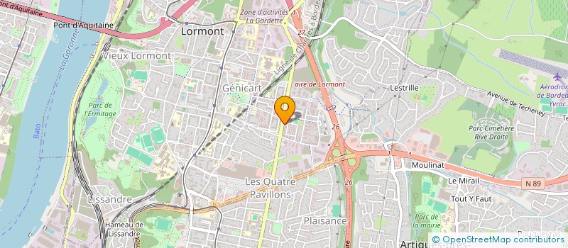 localisation de l'entreprise INDIVISION FAVEDE  LORMONT