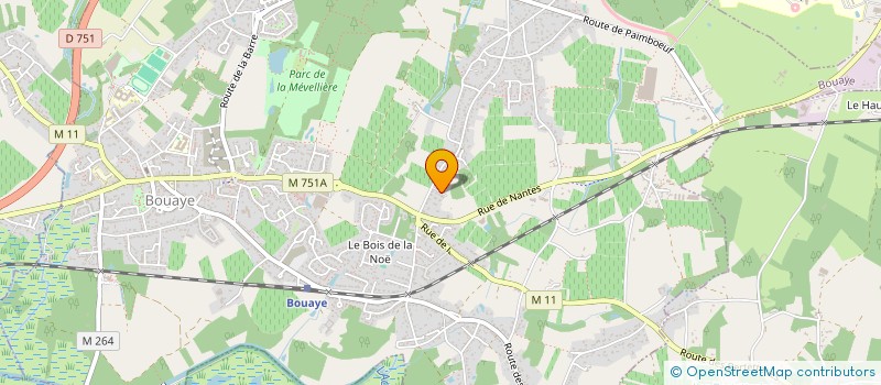 localisation de l'entreprise INDIVISION FAVREAU à BOUAYE
