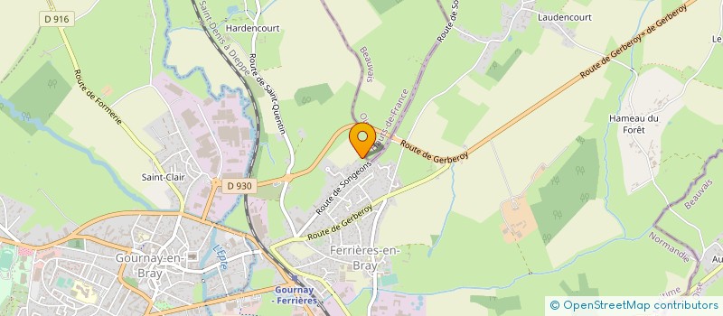 localisation de l'entreprise INDIVISION FAVRESSE  FERRIERES-EN-BRAY