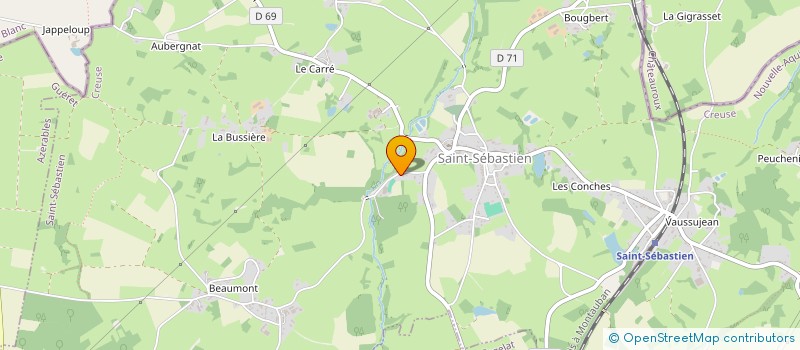 localisation de l'entreprise INDIVISION FAYE  AZERABLES