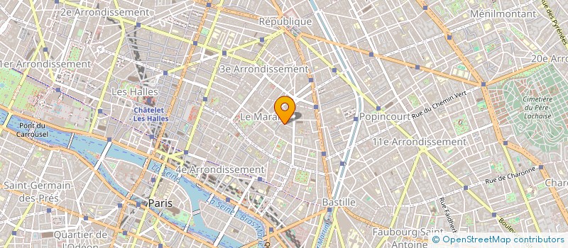 localisation de l'entreprise INDIVISION FAYE JOHN ET PAMELA  PARIS