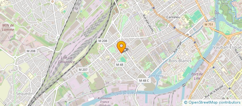 localisation de l'entreprise INDIVISION FAYOLLE-ACHACHE  LILLE