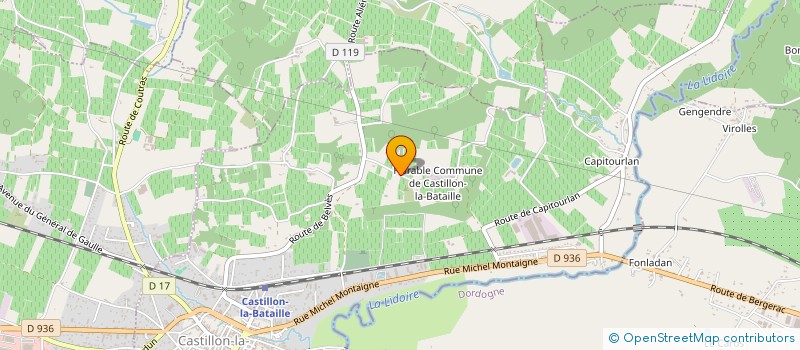 localisation de l'entreprise INDIVISION FAYTOUT  CASTILLON-LA-BATAILLE