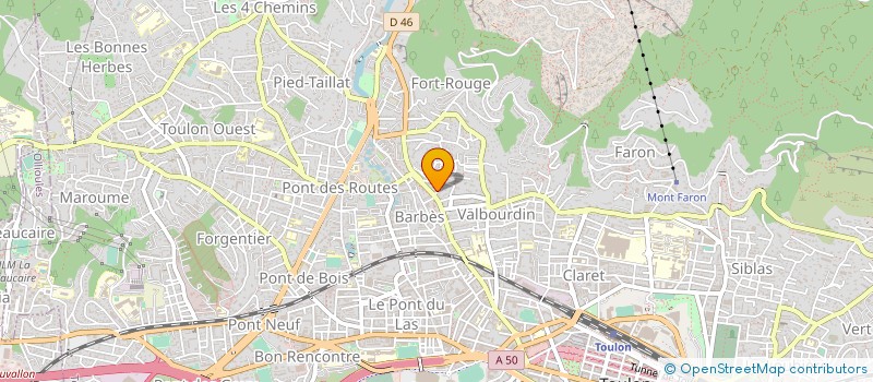 localisation de l'entreprise INDIVISION FAZZINO CANNAVALE  TOULON