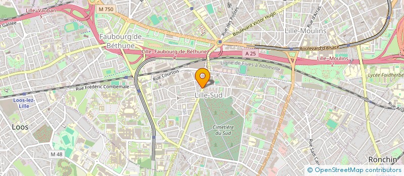 localisation de l'entreprise INDIVISION FEDER à LILLE