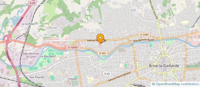 localisation de l'entreprise INDIVISION FELIX  BRIVE-LA-GAILLARDE