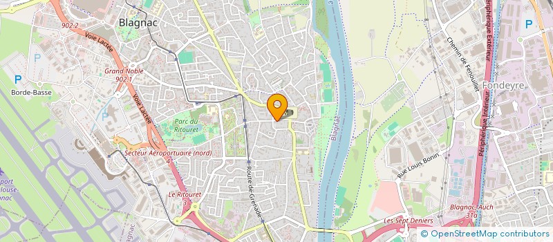 localisation de l'entreprise INDIVISION FELLER PAUL ALICE ET AGNES  BLAGNAC