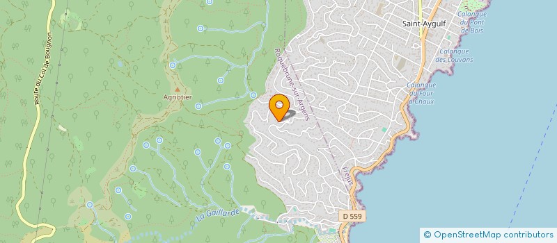 localisation de l'entreprise INDIVISION FELLMANN  ROQUEBRUNE-SUR-ARGENS