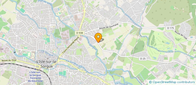 localisation de l'entreprise INDIVISION FENNELL ET WARE  L'ISLE-SUR-LA-SORGUE