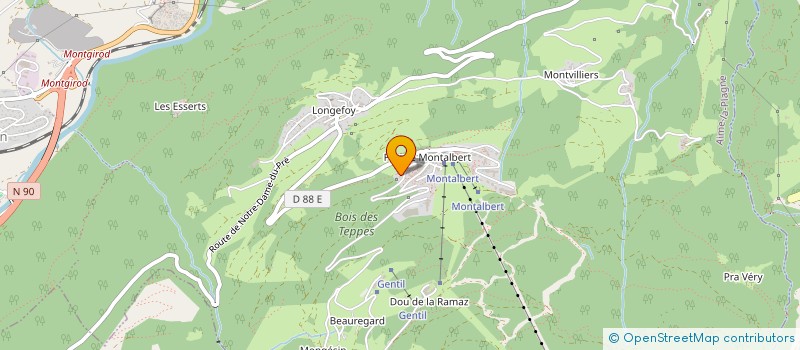 localisation de l'entreprise INDIVISION FENNELLY  AIME-LA-PLAGNE