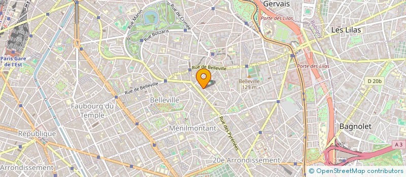 localisation de l'entreprise INDIVISION FERAL / CITTONE  PARIS