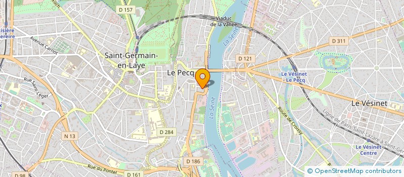 localisation de l'entreprise INDIVISION FERET  LE PECQ