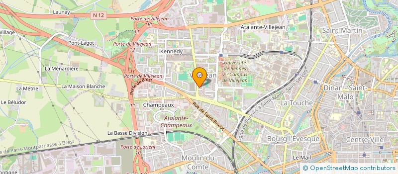 localisation de l'entreprise INDIVISION FEREY JA ET MC  RENNES