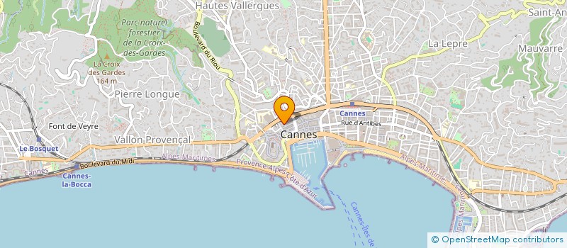 localisation de l'entreprise INDIVISION FERMONT SECCI à CANNES