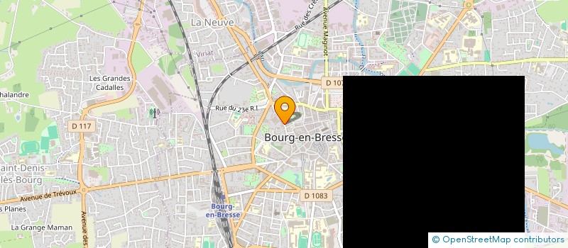 localisation de l'entreprise INDIVISION FERNANDES / RENE à BOURG-EN-BRESSE