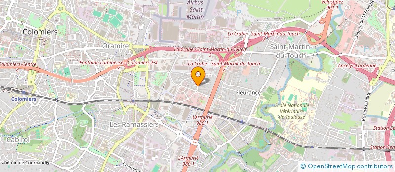 localisation de l'entreprise INDIVISION FERNANDEZ / AUGUY  TOULOUSE