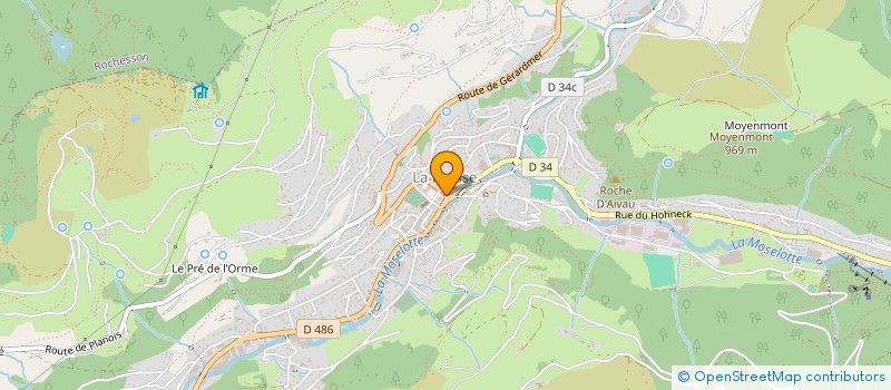 localisation de l'entreprise INDIVISION FERNANDEZ-MOUJAHID-HILD  LA BRESSE