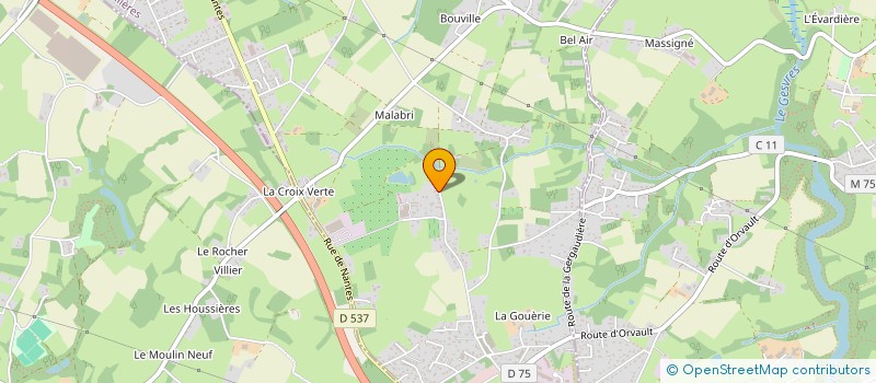 localisation de l'entreprise INDIVISION FERNANDEZ PAISNEL  TREILLIERES