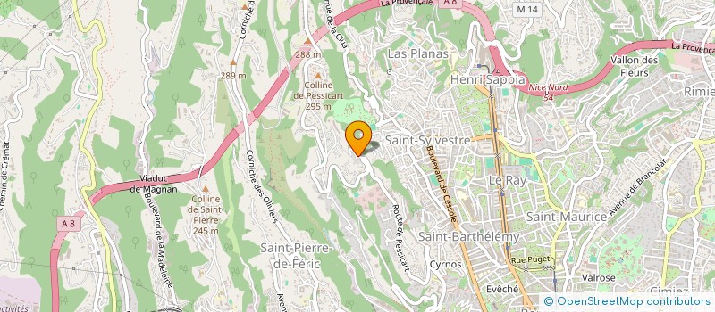 localisation de l'entreprise INDIVISION FERON à NICE