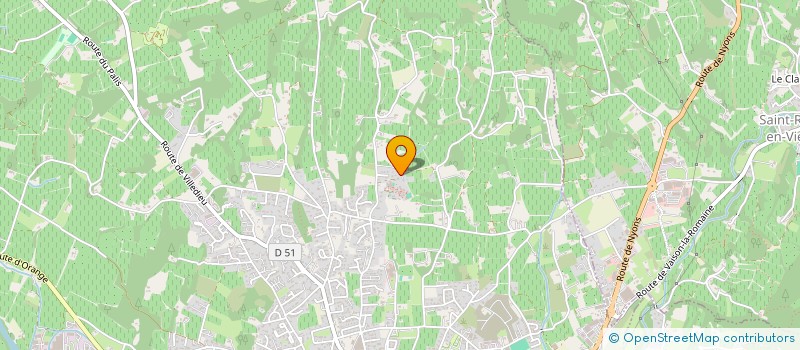 localisation de l'entreprise INDIVISION FERRAN DANIEL J.PIERRE GILLES  RASTEAU