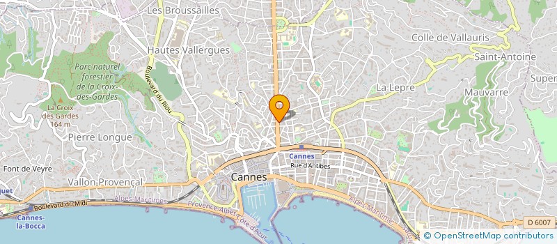 localisation de l'entreprise INDIVISION FERRAND à CANNES
