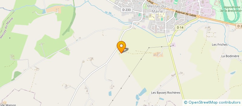 localisation de l'entreprise INDIVISION FERRAND  MESLAY-DU-MAINE