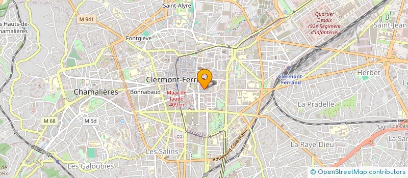 localisation de l'entreprise INDIVISION FERRAND-FRAMIT  CLERMONT-FERRAND