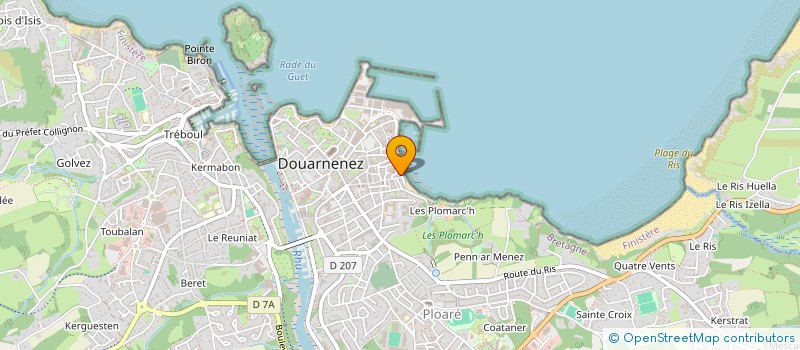 localisation de l'entreprise INDIVISION FERRANT  DOUARNENEZ