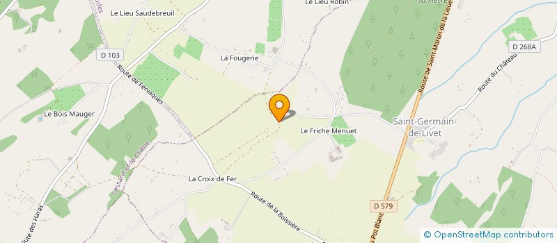 localisation de l'entreprise INDIVISION FERRANT NATHALIE ET OLIVIER  SAINT-GERMAIN-DE-LIVET