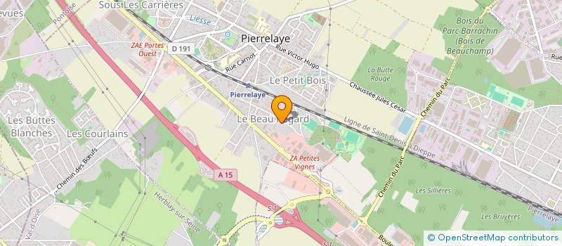 localisation de l'entreprise INDIVISION FERRAS ET LOUIS-LISE  PIERRELAYE